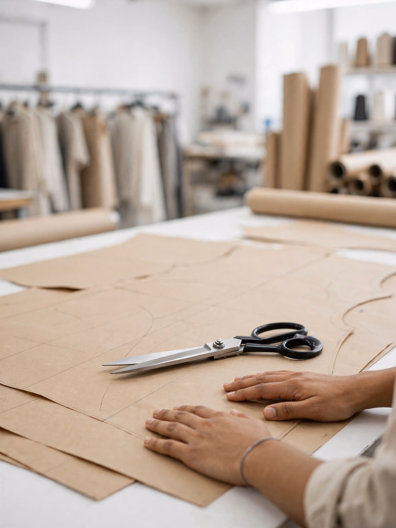 Paper Pattern Cutting Table