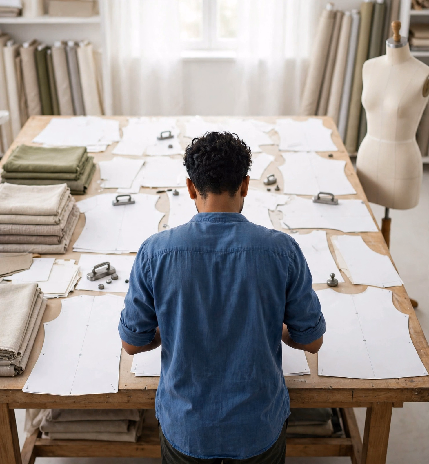 Pattern Grading Sample Room