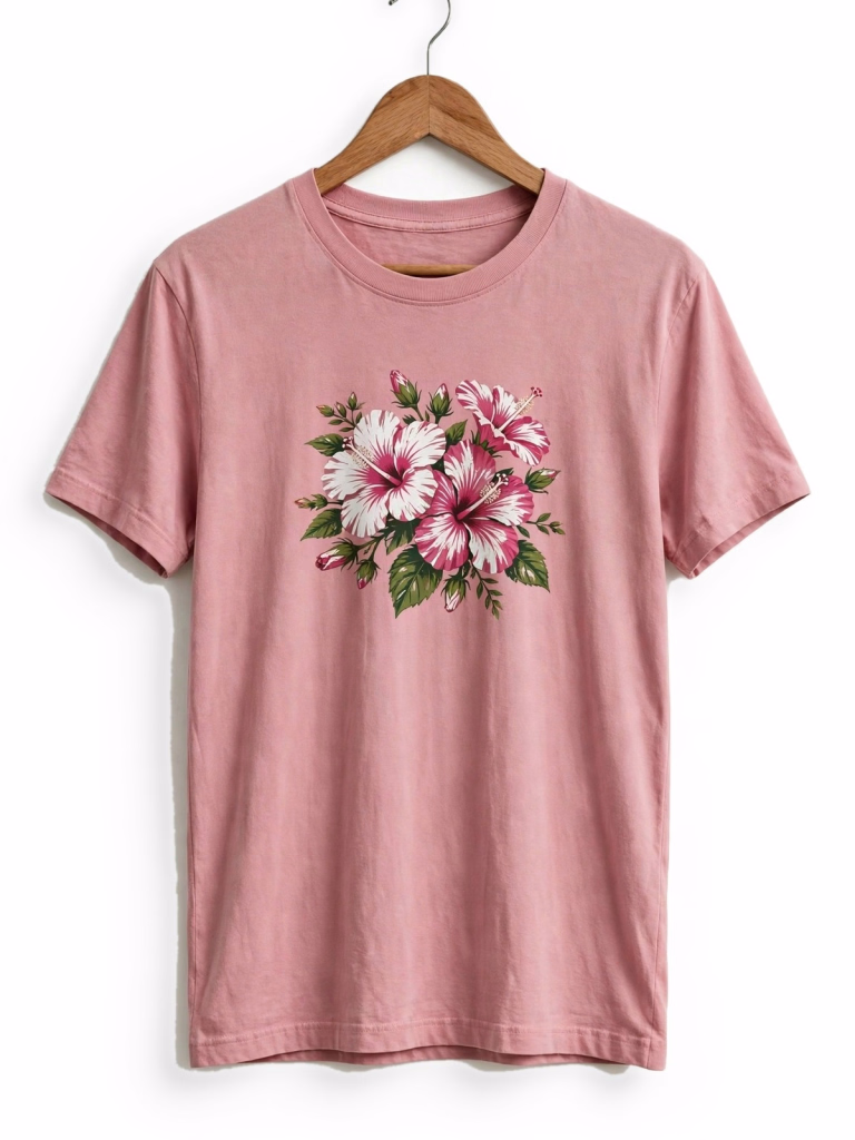 Pink Graphic T Shirt