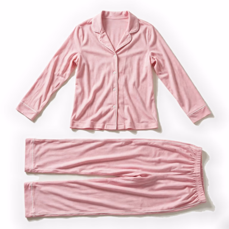pink pajama set