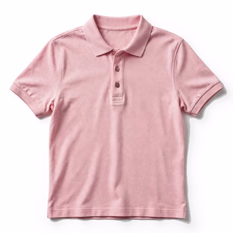 pink polo t shirt
