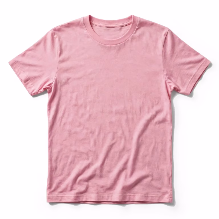 pink short sleeve t shirt