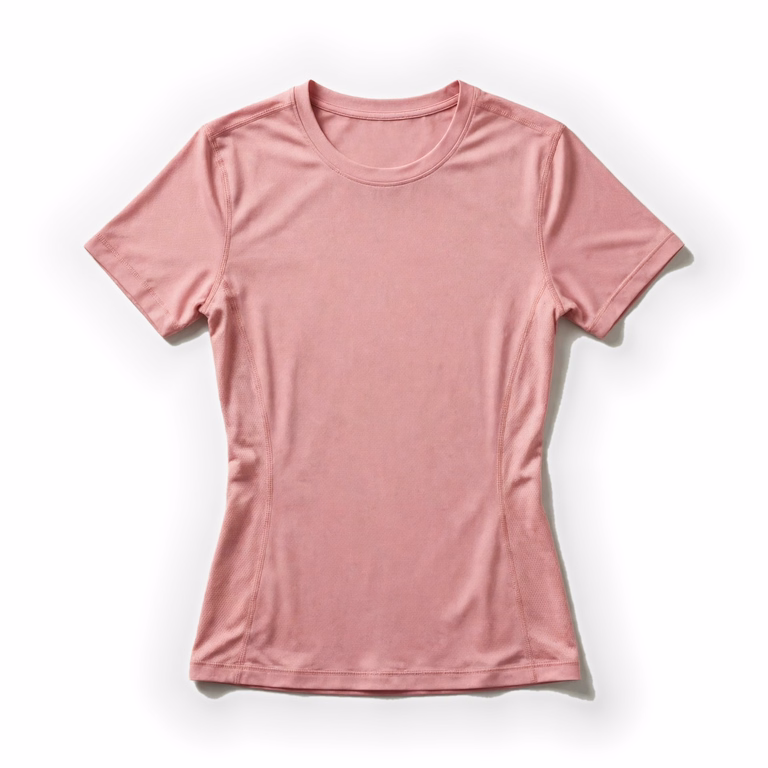pink sports t shirt