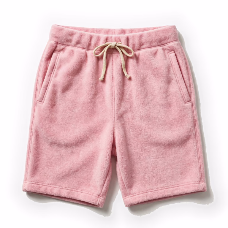 pink sweat shorts