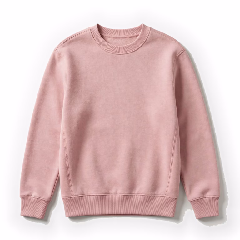 pink sweatshirt
