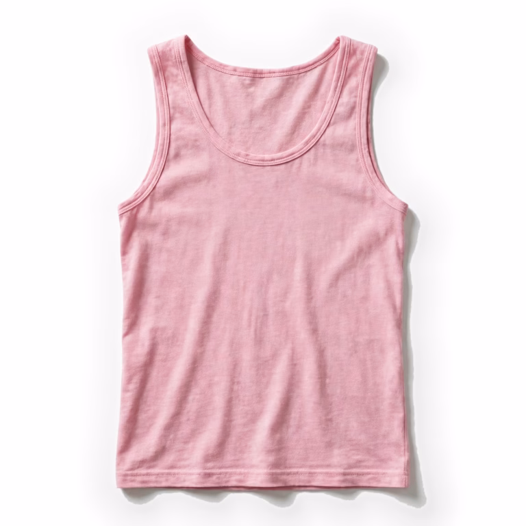 pink tank top