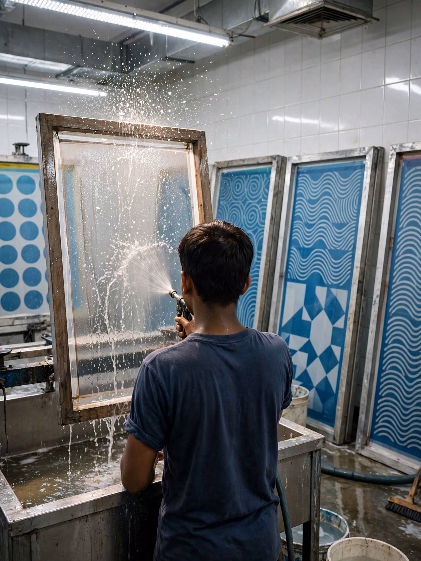 Printing Screen Preparation Room