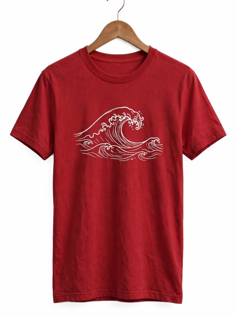 Red Graphic T Shirt