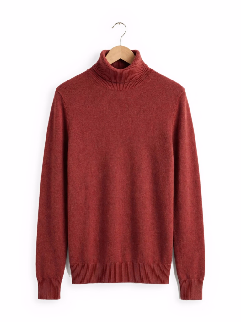 Red High Neck Sweater Hanger