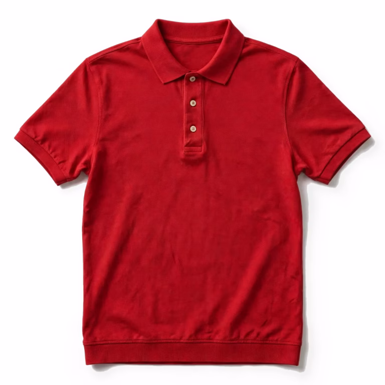 red polo t shirt