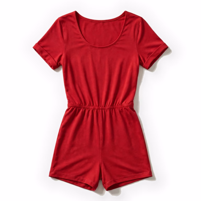 red romper