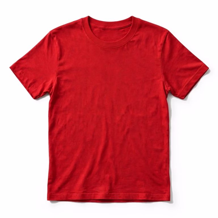 red short sleeve t shirt