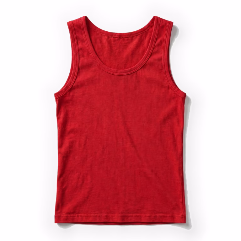 red tank top