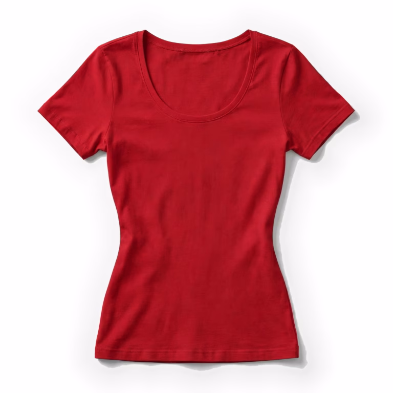 red womens t shirt