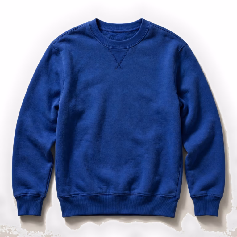 royal blue casual sweatshirt