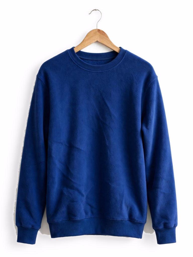 Royal Blue Fleece Pullover Hanger