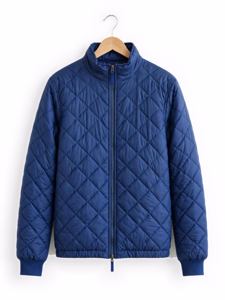 Royal Blue Quilted Jacket Hanger