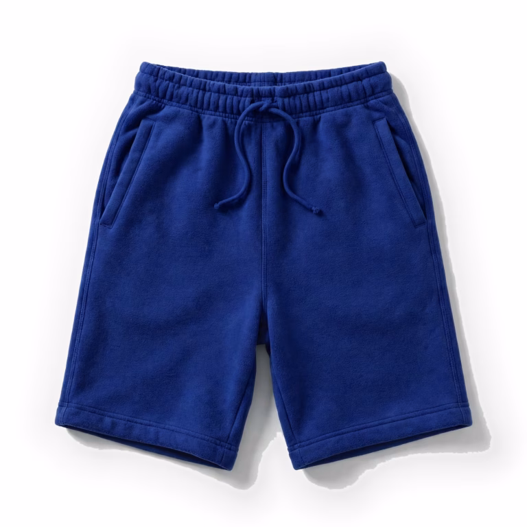 royal blue sweat shorts