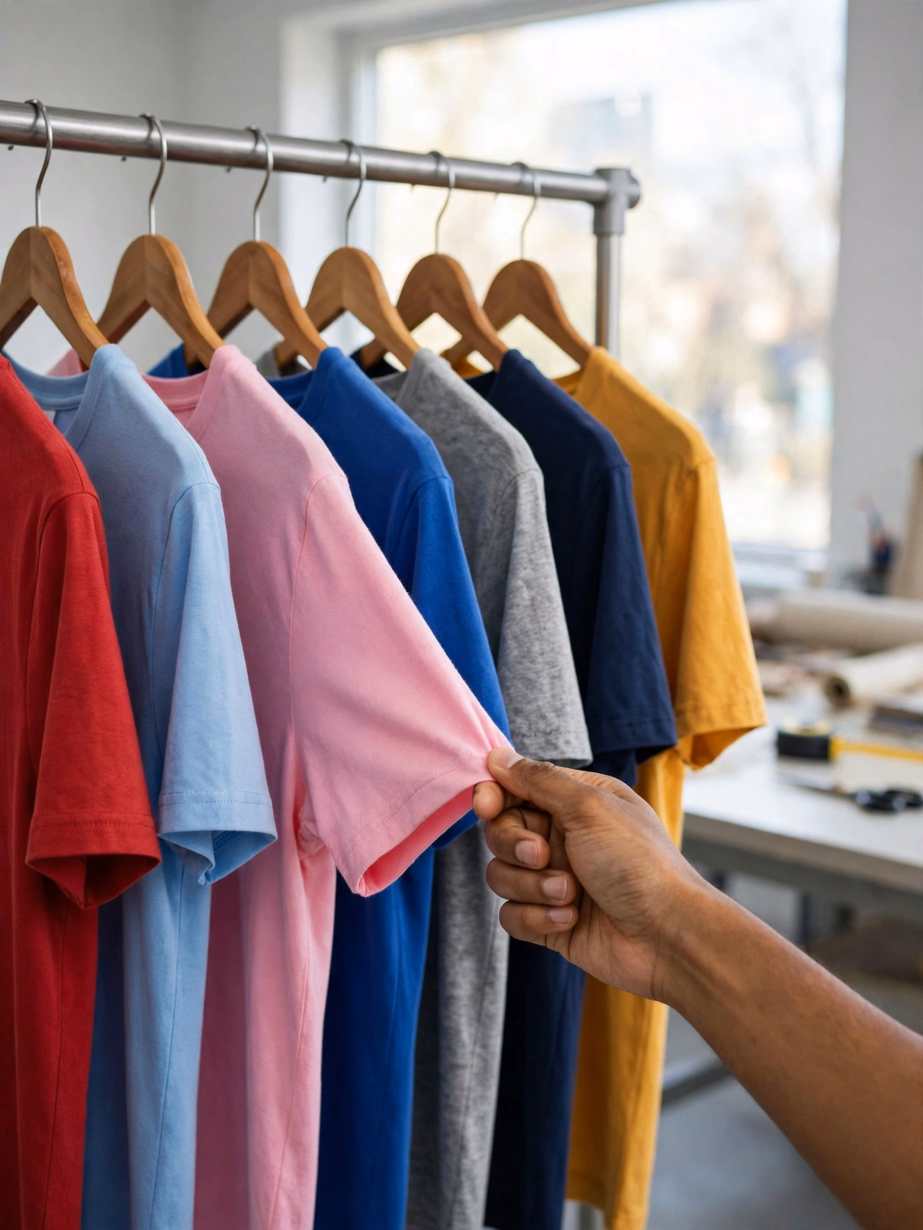 Sample Garments Comparison Rail