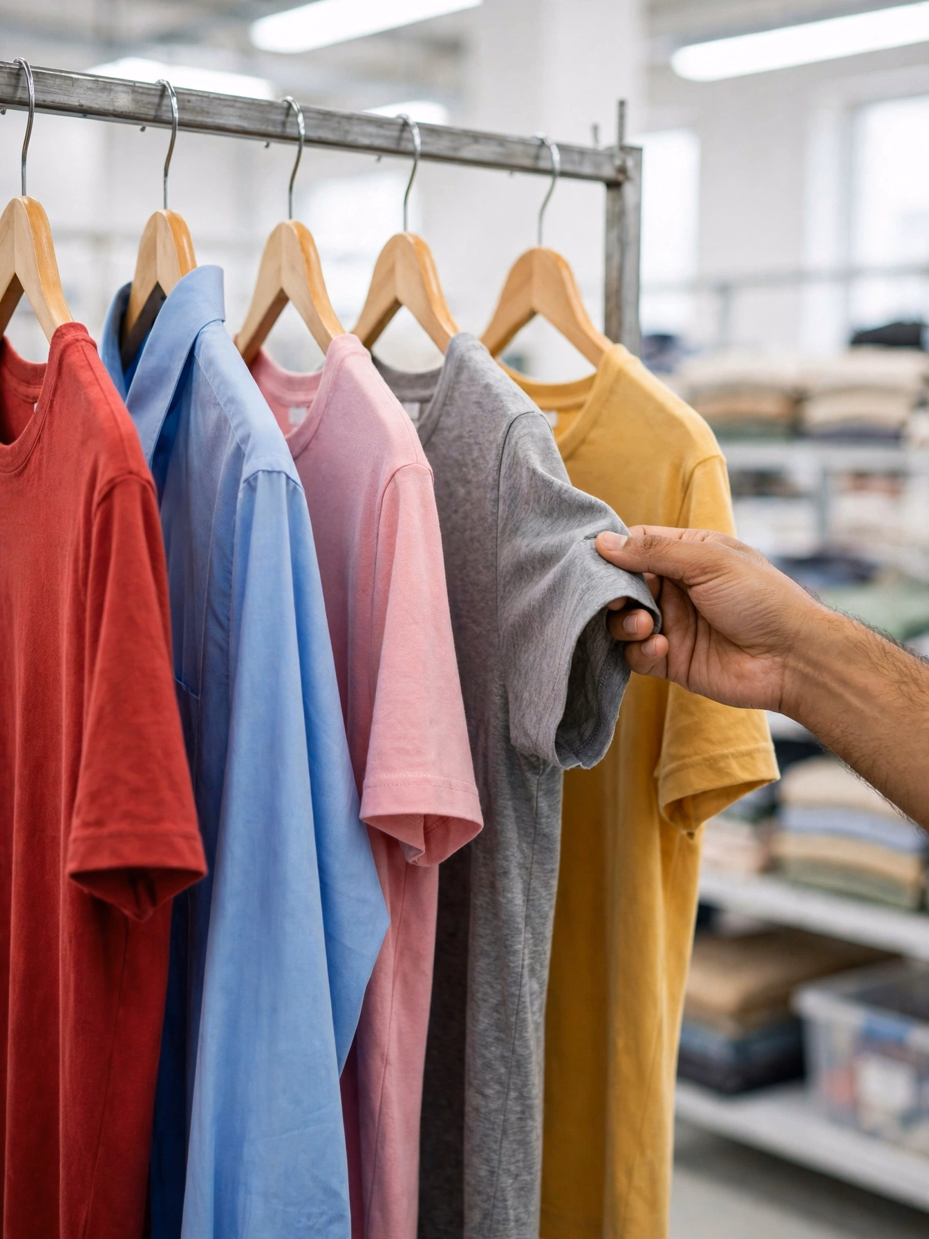 Sample Garments Rail Comparison