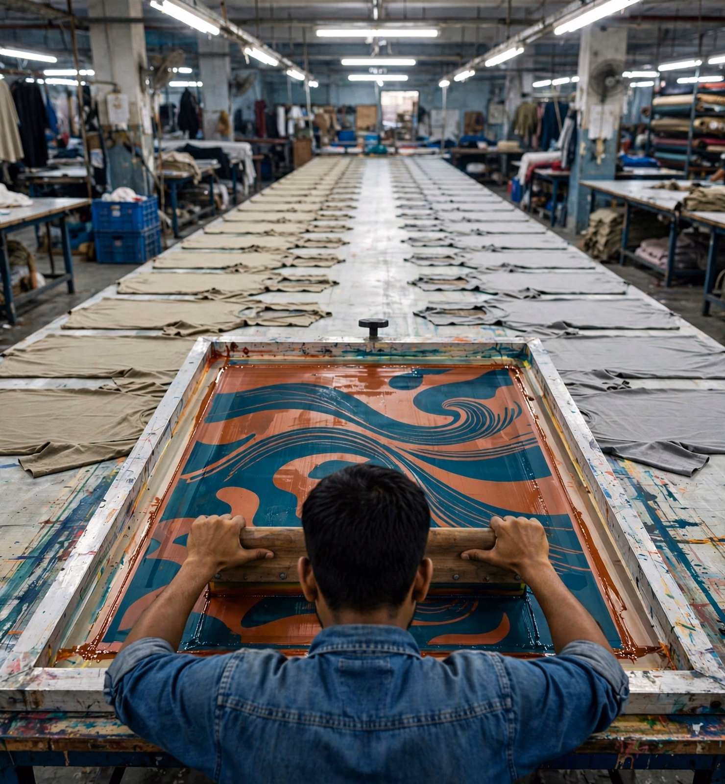 Screen Printing Squeegee Table