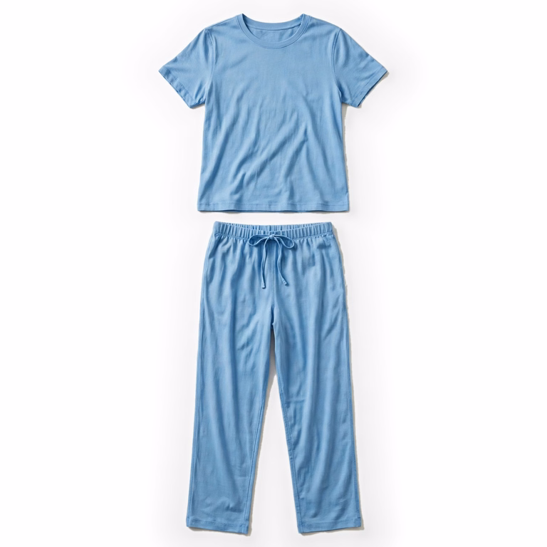 sky blue pajama set