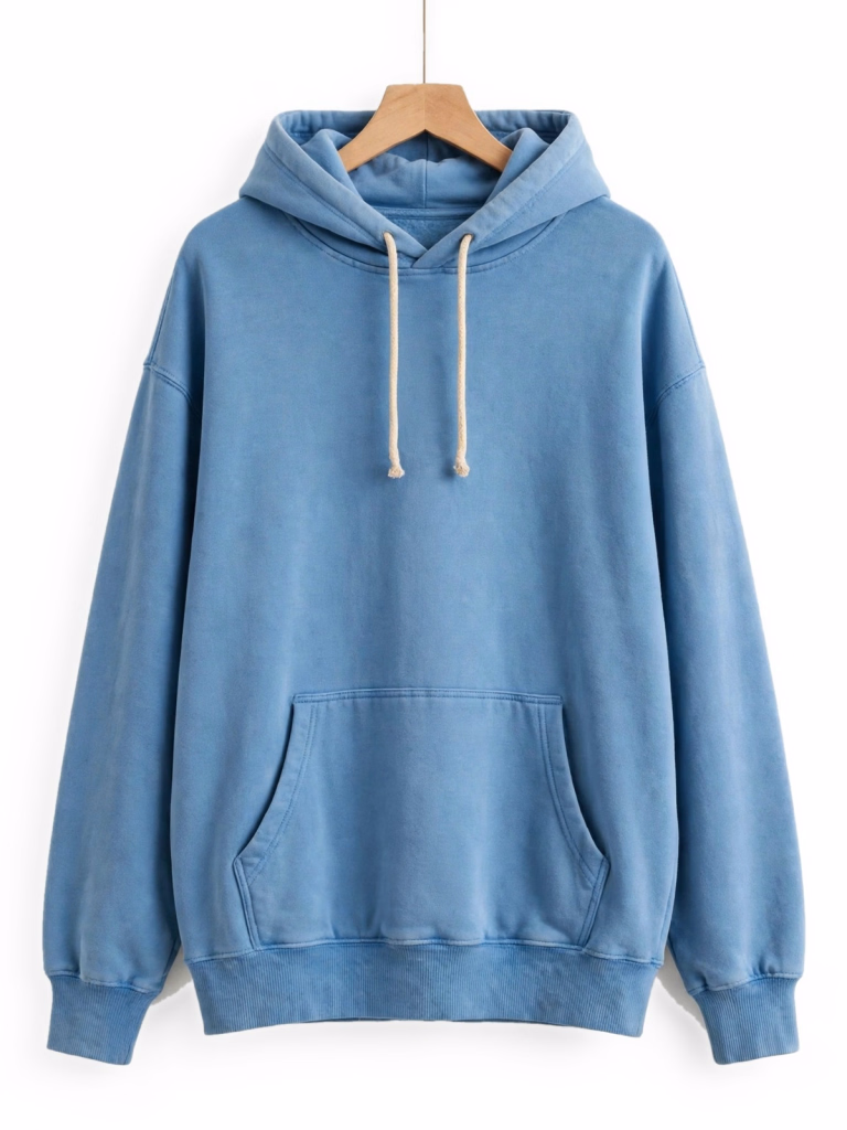 Sky Blue Streetwear Hoodie Hanger