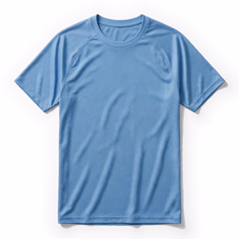 sky blue training t shirt