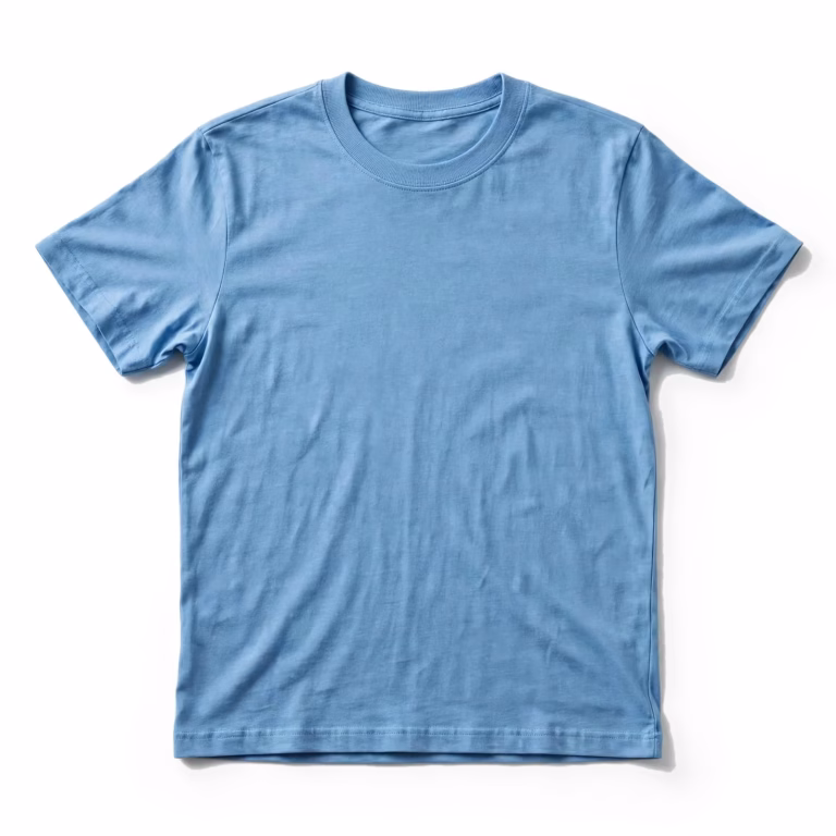 sky crew neck t shirt