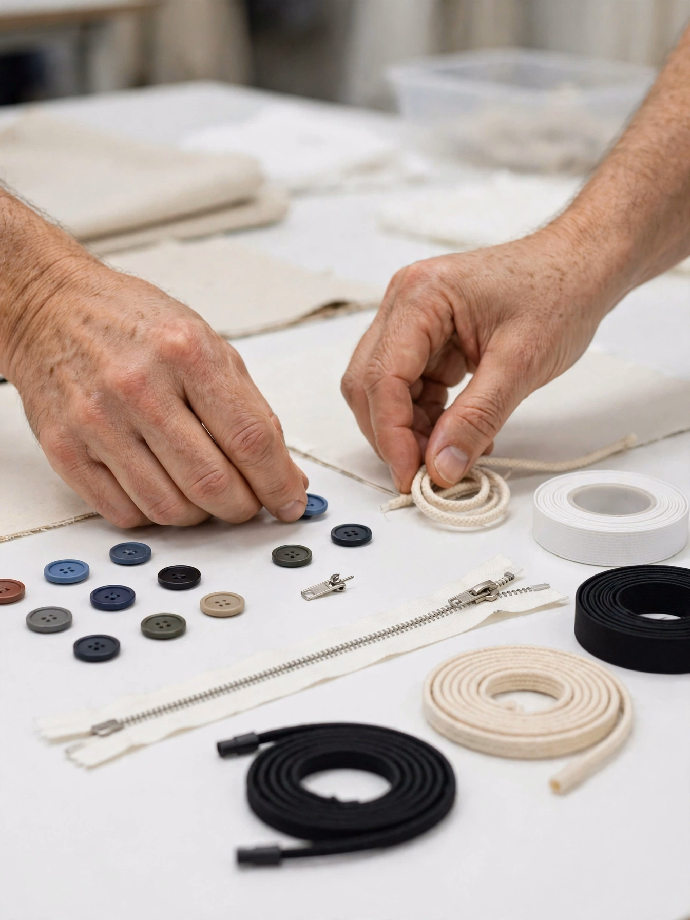 Trim Selection Table Hands