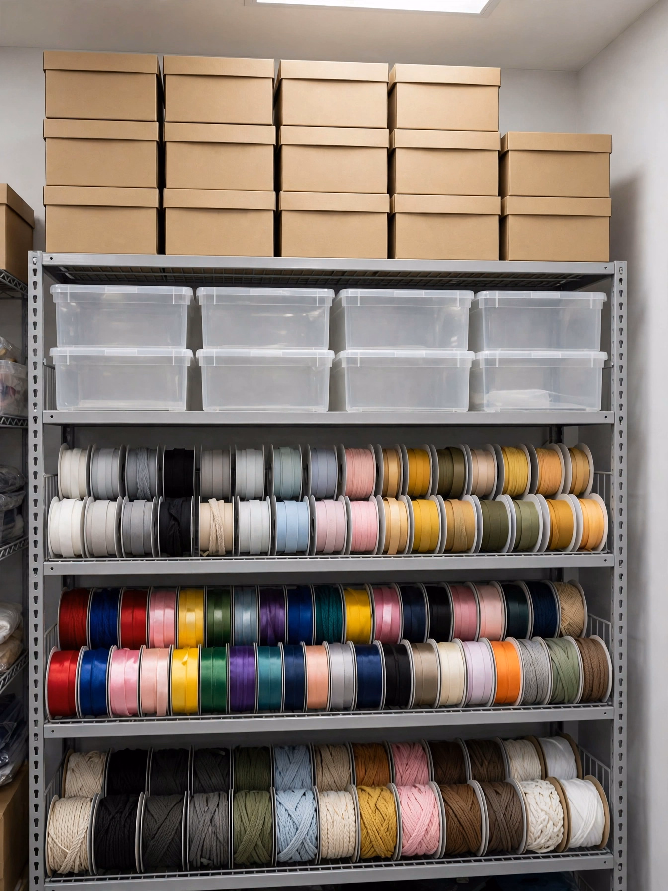Trim Store Shelves Boxes