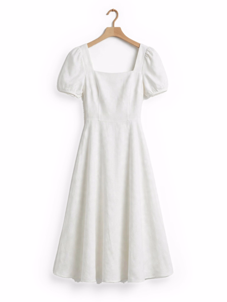 White Fashionwear Dress Hanger