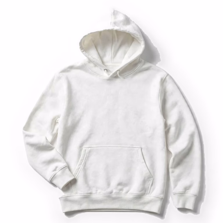 white hoodie sweatshirt