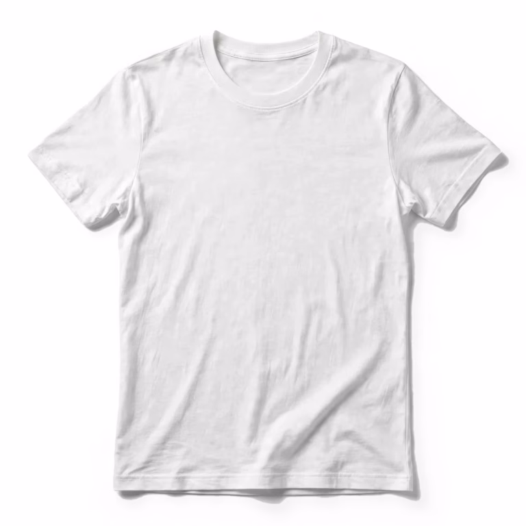 white slim fit t shirt