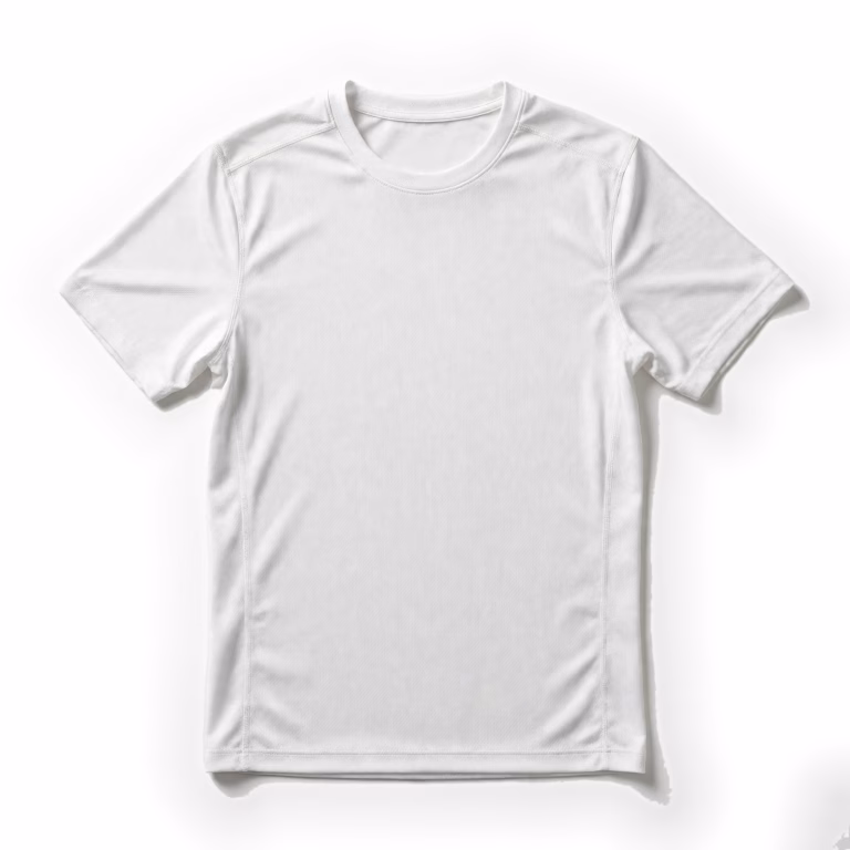 white sports t shirt