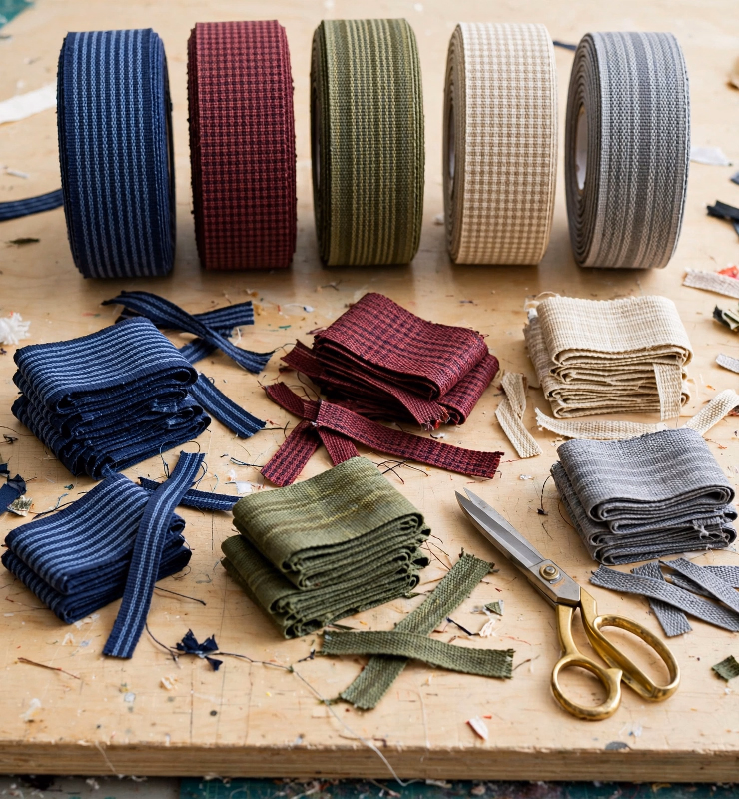 Woven Label Tape Rolls