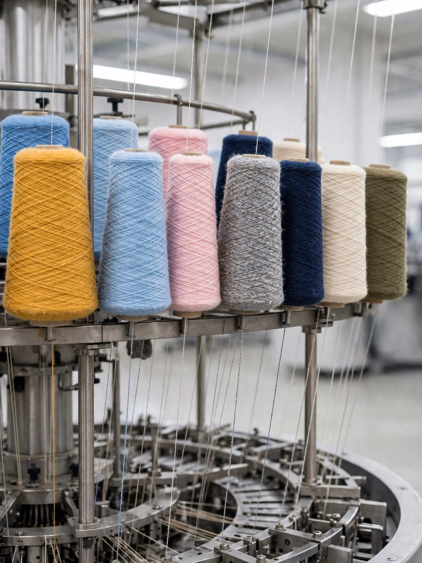Yarn Cones Creel Colours