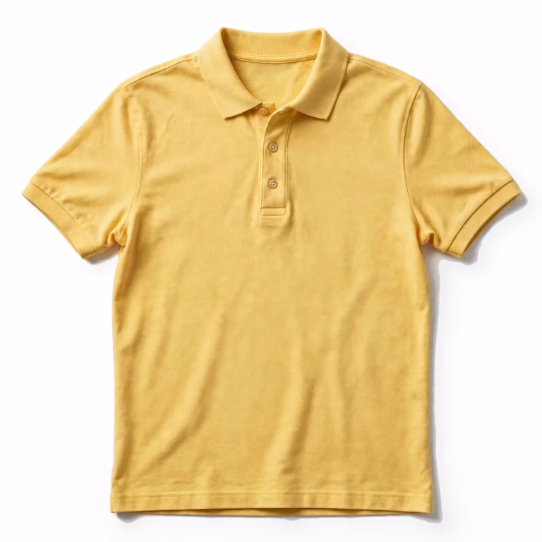 yellow polo t shirt