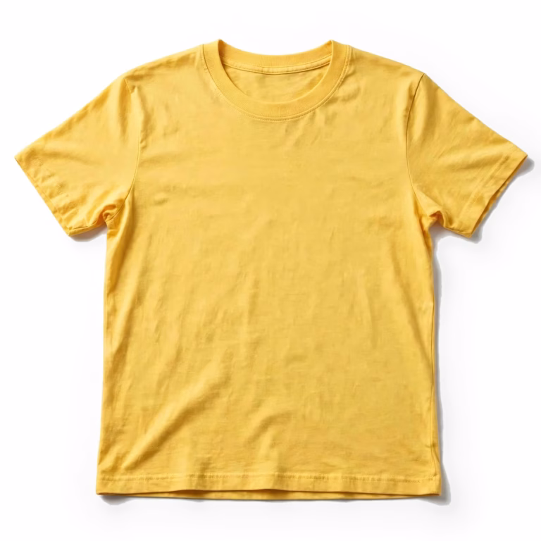 yellow short sleeve t shirt